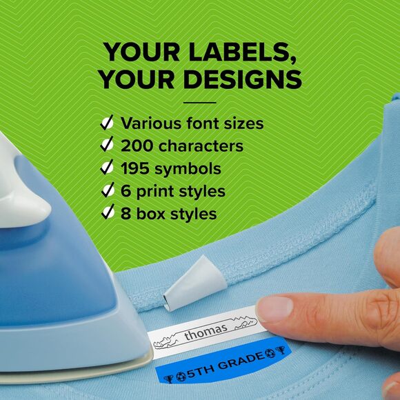 DYMO Label Maker Machine with Tape, 100H LetraTag Handheld with 3 LT label tapes - Picture 4 of 6